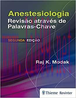 [AME]Anestesiologia: Revis&atilde;o atrav&eacute;s de Palavras-Chave, 2nd Edition (Original PDF)