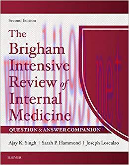 (PDF)The Brigham Intensive Review of Internal Medicine Question & Answer Companion E-Book 2nd E...