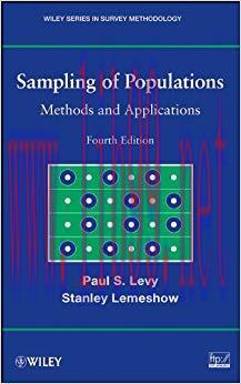(PDF)Sampling of Populations: Methods and Applications (Wiley Series in Survey Methodology) 4th...