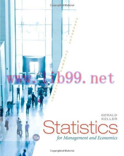 [FOX-Ebook]Statistics for Management and Economics, 10th Edition