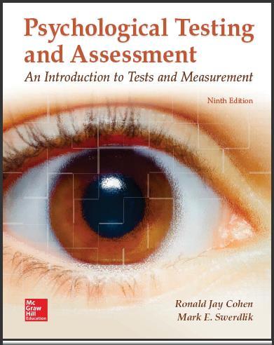 (TB)Psychological Testing and Assessment 9th.zip