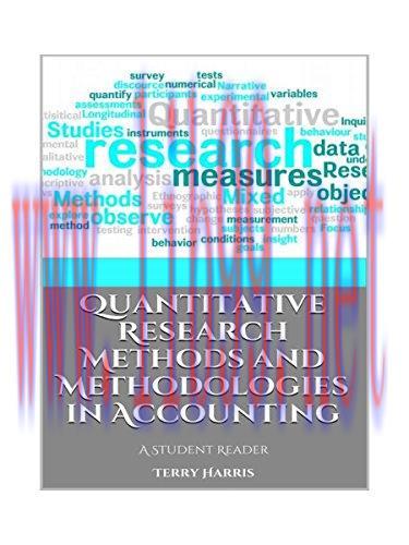 (PDF)Quantitative Research Methods and Methodologies in Accounting: A Student Reader