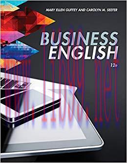 (PDF)Business English 12th Edition by Mary Ellen Guffey