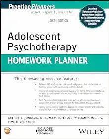 [AME]Adolescent Psychotherapy Homework Planner, 6th Edition (PracticePlanners) (EPUB)