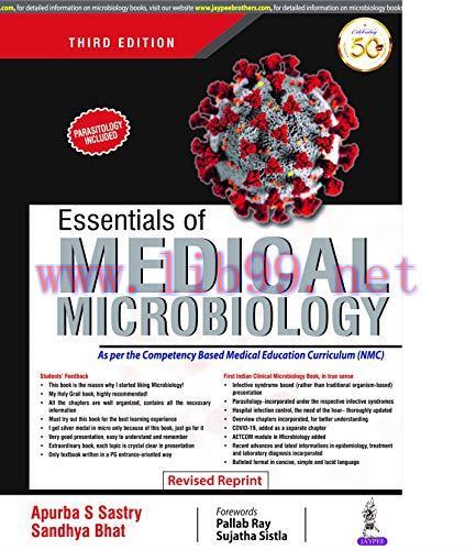 [AME]Essentials of Medical Microbiology, 3rd Edition (Revised Edition) (AZW3 + EPUB)
