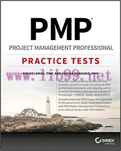 PMP Project Management Professional Practice Tests 1st Edition,