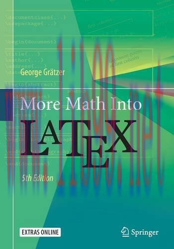 [FOX-Ebook]More Math Into LaTeX