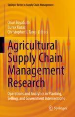 [PDF]Agricultural Supply Chain Management Research: Operations and Analytics in Planting, Selli...