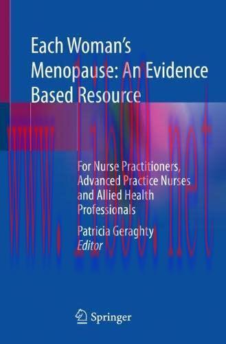 [AME]Each Woman's Menopause: An Evidence Based Resource: For Nurse Practitioners, Advanced Prac...