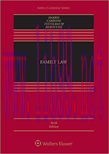 (PDF)Family Law (Aspen Casebook Series) 6th Edition