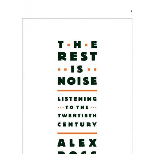 Rest Is Noise 1st edition, The - www.intercambiosvirtuales.org