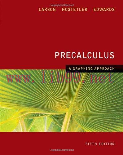 [FOX-Ebook]Precalculus: A Graphing Approach, 5th Edition