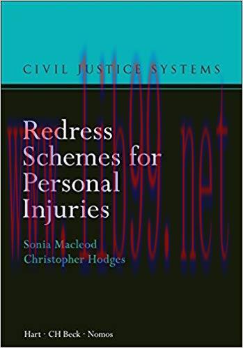 [PDF]Redress Schemes for Personal Injuries