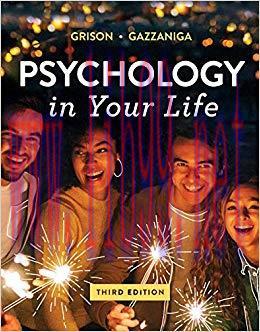 (PDF)Psychology in Your Life (Third Edition) 3rd Edition