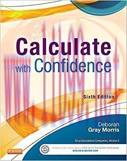 (PDF)Calculate with Confidence &ndash; E-Book (Morris, Calculate with Confidence) 6th Edition