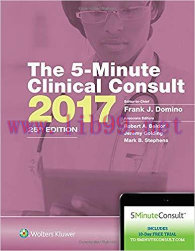 [CHM]The 5-Minute Clinical Consult 2017, 25th Edition