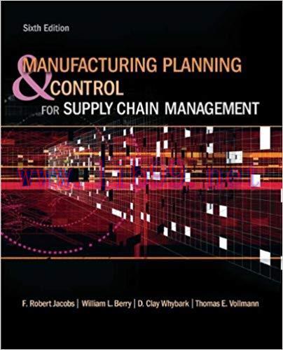 (PDF)Manufacturing Planning and Control for Supply Chain Management (The Mcgraw-hill/Irwin Seri...