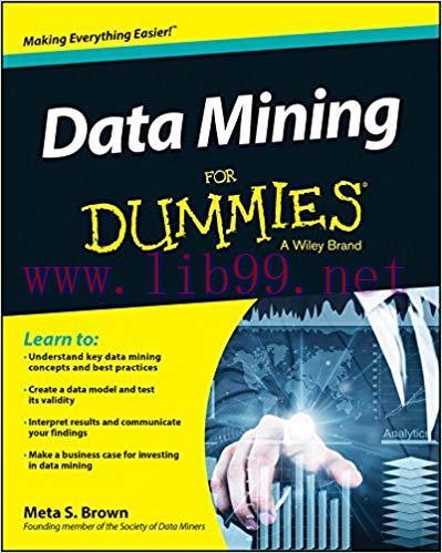 Data Mining For Dummies 1st Edition