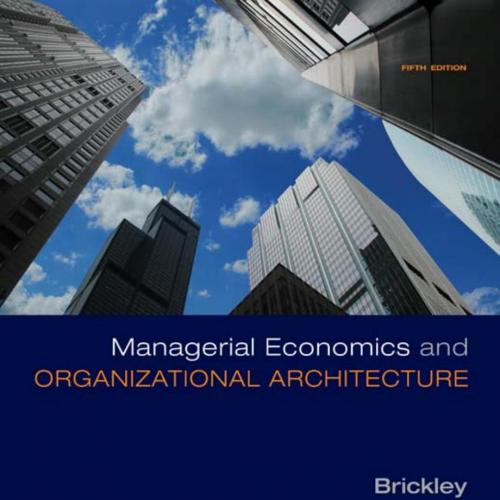 Managerial Economics and Organizational Architecture 5th Edition
