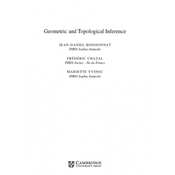 Geometric and Topological Inference