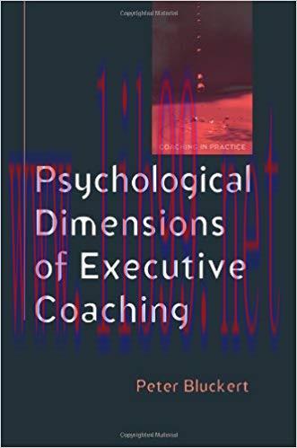 (PDF)Psychological Dimensions of Executive Coaching (UK Higher Education OUP Humanities & Socia...