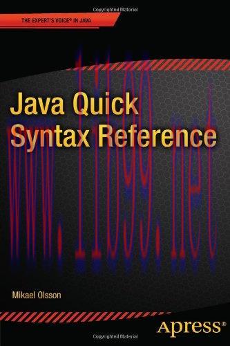 [FOX-Ebook]Java Quick Syntax Reference