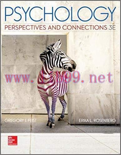 [PDF]Psychology: Perspectives and Connections 3rd Edition [Gregory J. Feist]
