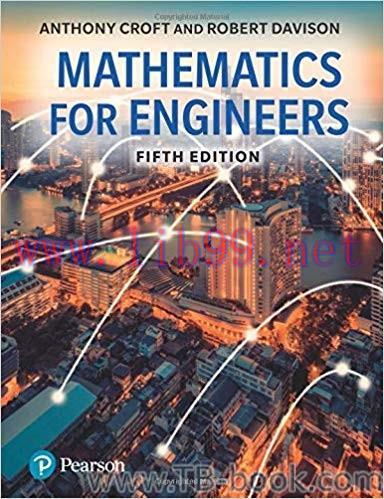 Mathematics for Engineers 5th Edition by Dr Anthony Croft 课本