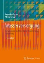 [PDF]Wasserversorgung: Gewinnung - Aufbereitung - Speicherung - Verteilung