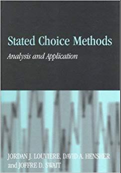 (PDF)Stated Choice Methods Analysis and Applications 1st Edition