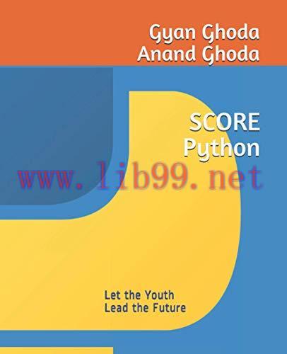 [FOX-Ebook]SCORE Python: Let the Youth Lead the Future