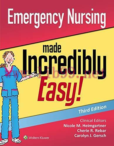 [AME]Emergency Nursing Made Incredibly Easy (Incredibly Easy! Series), 3rd Edition (EPUB)