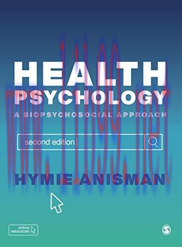 [AME]Health Psychology: a Biopsychosocial Approach, Second Edition (Original PDF)