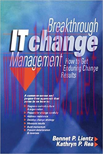 (PDF)Breakthrough IT Change Management 1st Edition