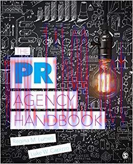 The PR Agency Handbook 1st Edition,