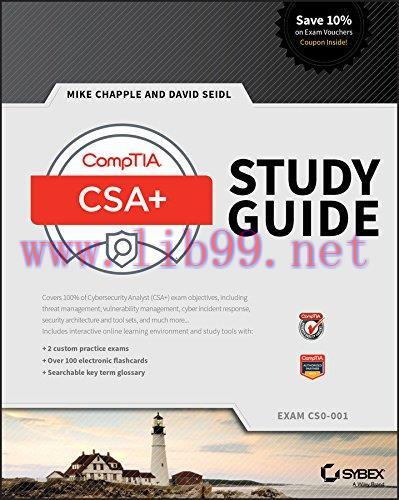 [FOX-Ebook]CompTIA Cybersecurity Analyst (CSA+) Study Guide: Exam CS0-001