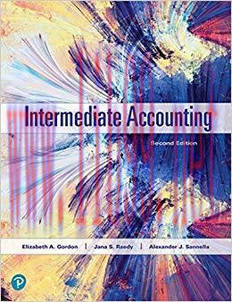 Intermediate Accounting 2nd Edition by Elizabeth A. Gordon 课本
