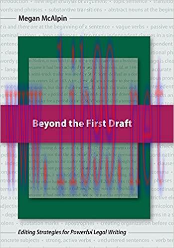 (PDF)Beyond the First Draft: Editing Strategies for Powerful Legal Writing