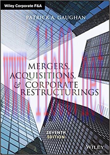 (PDF)Mergers, Acquisitions, and Corporate Restructurings 7th Edition by Patrick A. Gaughan