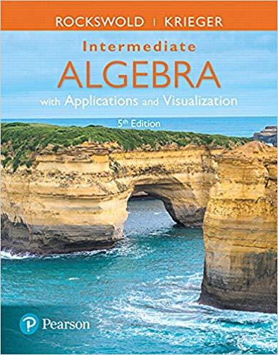 (Test Bank)Intermediate Algebra with Applications & Visualization 5th Edition.BOK