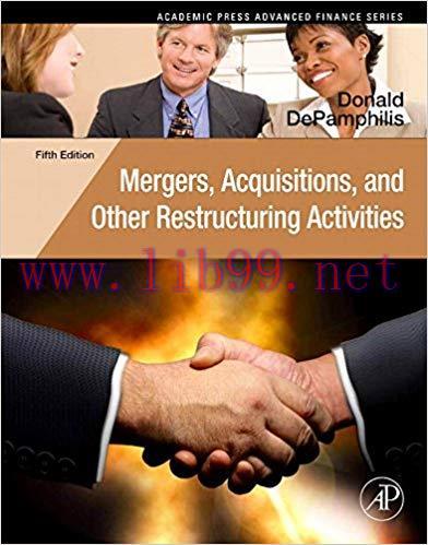 (PDF)Mergers, Acquisitions, and Other Restructuring Activities: An Integrated Approach to Proce...