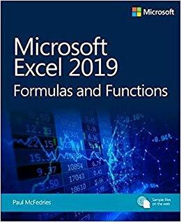 (PDF)Microsoft Excel 2019 Formulas and Functions (Business Skills) 1st Edition