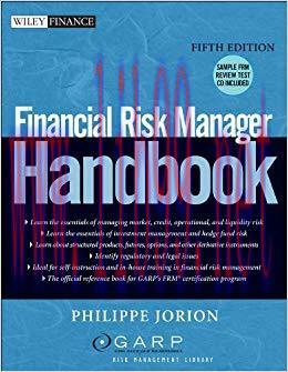 (PDF)Financial Risk Manager Handbook (Wiley Finance 406) 5th Edition