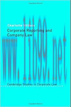 (PDF)Corporate Reporting and Company Law (Cambridge Studies in Corporate Law Book 5)