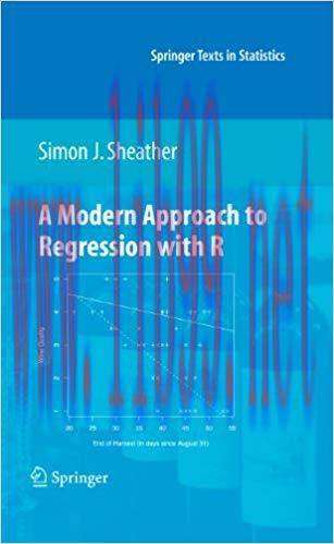 A Modern Approach to Regression with R (Springer Texts in Statistics) 3rd Edition,
