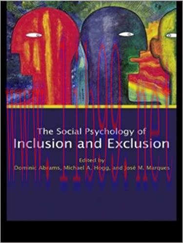 (PDF)The Social Psychology of Inclusion and Exclusion 1st Edition