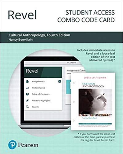(Test Bank)Cultural Anthropology, 4th Edition by Nancy Bonvillaindition.zip