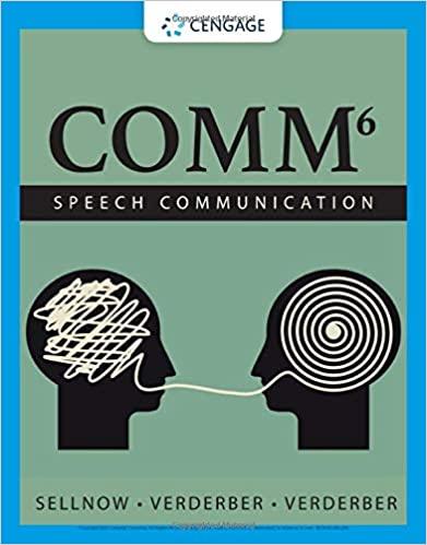 COMM (MindTap Course List) 6th Edition