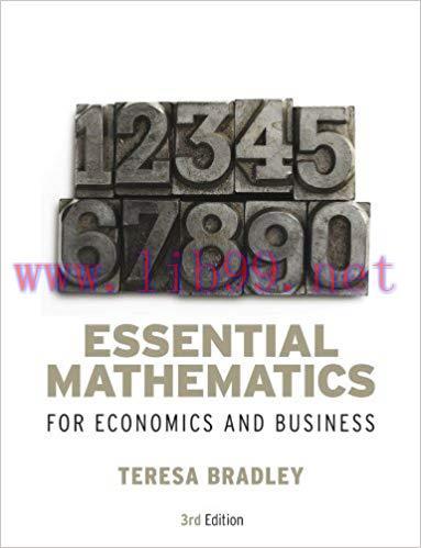 (PDF)Essential Mathematics for Economics and Business 3rd Edition