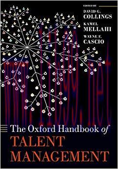 (PDF)The Oxford Handbook of Talent Management (Oxford Handbooks)